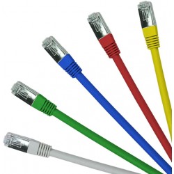CAA01-SFC6A-1-7035, Пач кабел Cat.6A 1m SFTP Сив, Linkbasic