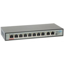 PSBT-10-8P-250, MaxLink PoE switch 10x LAN/8x PoE 250m