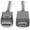 AK-340303-020-S, DisplayPort/HDMI кабел M/M 2m