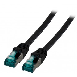 MK6001.2B, Пач кабел Cat.6A 2m SFTP Черен, EFB