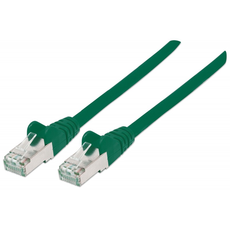 331791, Пач кабел Cat.5e 0.5m FTP зелен, IC