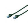 DK-1522-030/G, Пач кабел Cat.5e 3m FTP зелен, Assmann