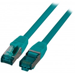MK6001.2GR, Пач кабел Cat.6A 2m SFTP зелен EFB