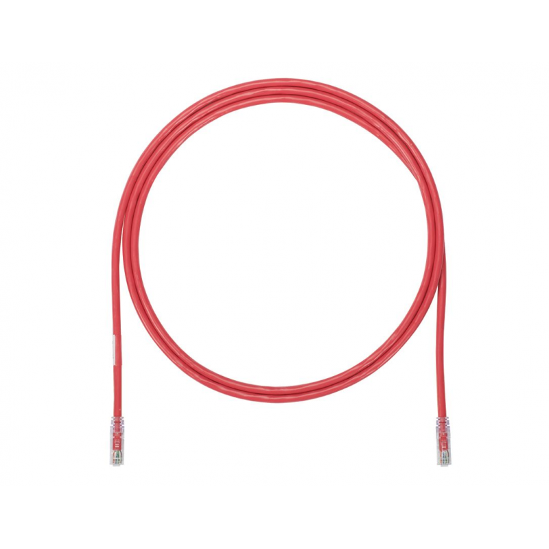 UTP6A1MRD, Пач кабел UTP Cat.6A 1м червен, Panduit