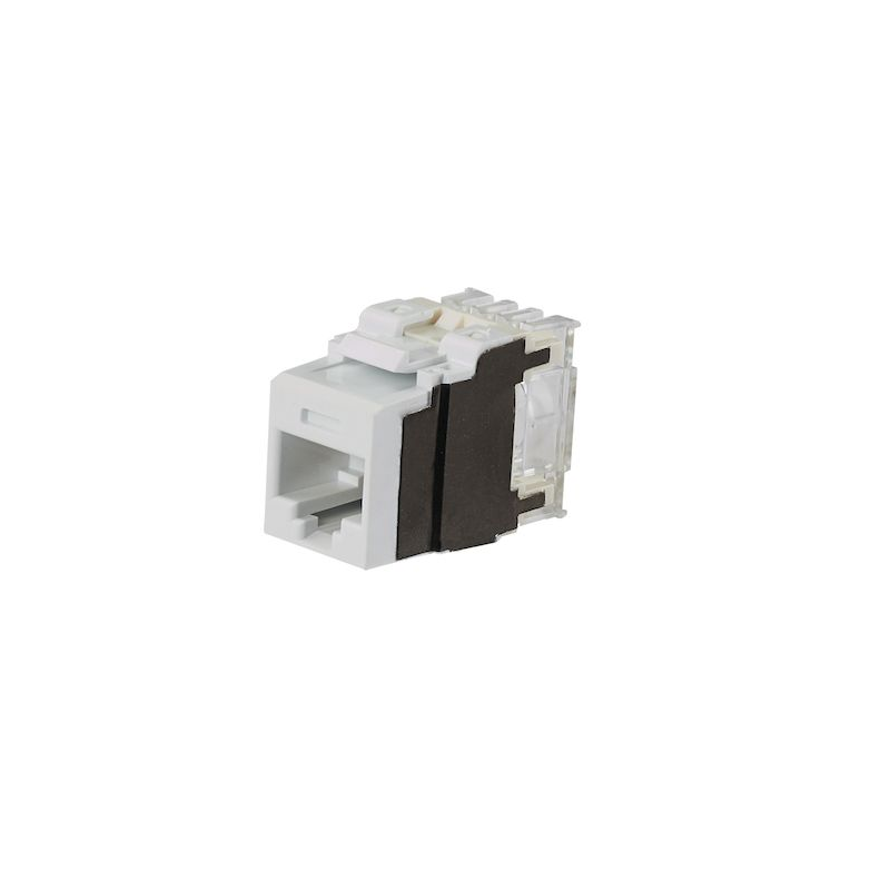 NK6X88MAW, Category 6A, 8-position, 8-wire, keystone punchdown jack modules, artic white