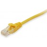 232228/625463, Patch cable Cat.6 0,25m UTP жълт, Equip
