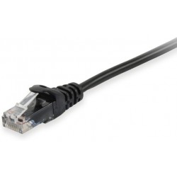 218132/625453, Patch cable Cat.6 0,25m UTP черен, Equip
