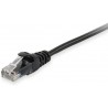 218132/625453, Patch cable Cat.6 0,25m UTP черен, Equip
