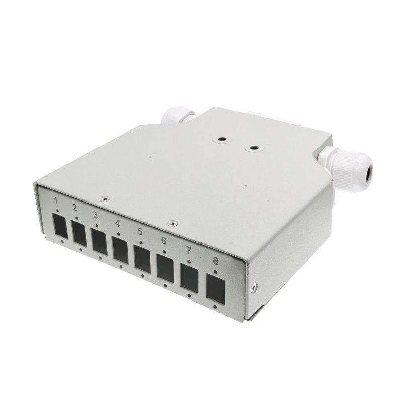 FOPD-8SCS, Оптична кутия 8 LC-Duplex/SC-S/E2000 DIN, A-lan