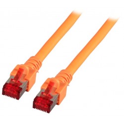 K5516.0,5, Пач кабел Cat.6 0.5m SFTP оранжев EFB