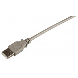 K5253.0,5, USB 2.0 Кабел A-A 0.5m сив, EFB