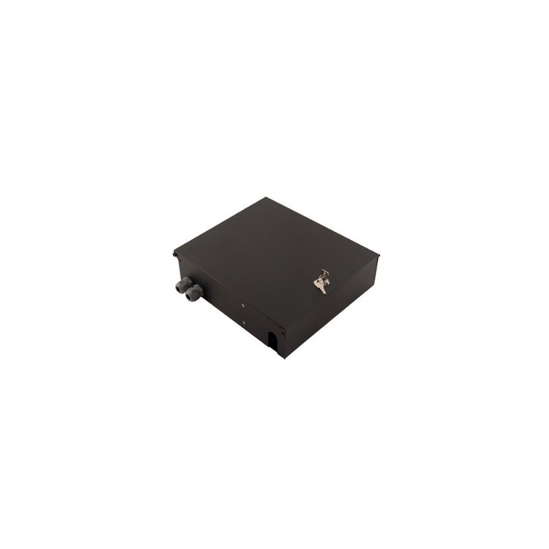 103014-BL.2/220000, Оптична кутия 24xSC simplex черна, ALF