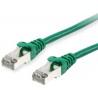 705440, Пач кабел Cat.5e 1m SFTP зелен, Equip