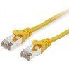 705469, Пач кабел Cat.5e 0.25m SFTP жълт, Equip
