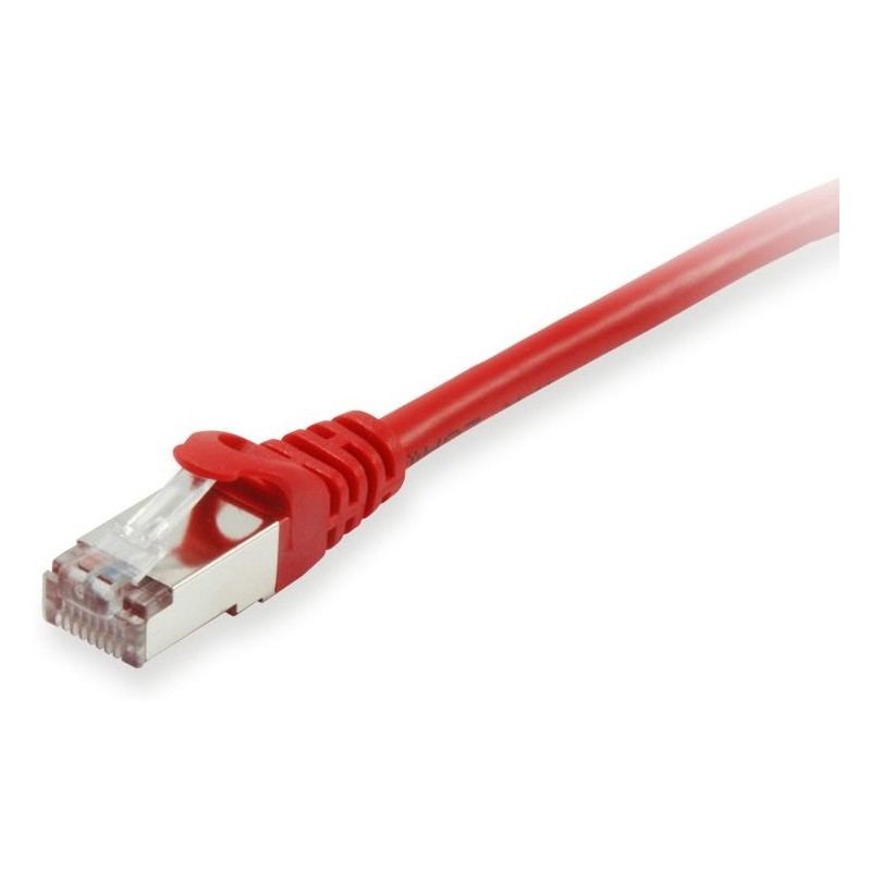 705421, Пач кабел Cat.5e 2m SFTP червен, Equip