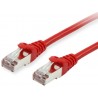 705427, Пач кабел Cat.5e 0.50m SFTP червен, Equip