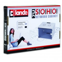 LN-SH09U5450-LG-F3-X, LANDE, 9U 19“ SOHO шкаф 540x500 перф.врата, Комуникационен шкаф (rack)