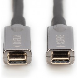 AK-330160-150-S, USB 3.1 кабел type C AOC 4K60Hz 15m