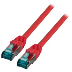 MK6001.7,5R, Пач кабел Cat.6A 7.5m SFTP червен, EFB