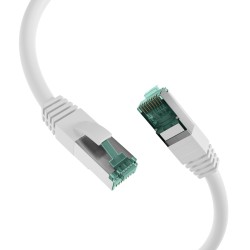 MK6001.0,15W, Пач кабел Cat.6A 0.15m SFTP бял, EFB