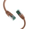 MK6001.5BR, Пач кабел Cat.6A 5m SFTP кафяв, EFB