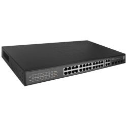 GES-2128P, 28-Port Gigabit PoE 24 PoE Outputs, 4 x Gigabit