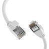 K5547WS.0,5, Пач кабел Cat.6A 0,5m FTP бял SLIM, EFB