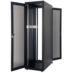 LN-DS47U6010-BL, LANDE DYNA Base 47U 19“ 600x100 PD doors, сървърен шкаф.