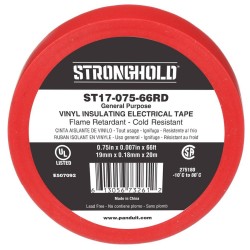 ST17-075-66RD, Изолирбанд 19mmx20m червен StrongHold™byPanduit