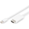 AK-340304-020-W, MiniDisplayPort към HDMI кабел 2м бял Assmann