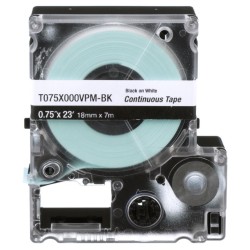 T075X000VPM-BK, PXE Cassette Continuous Tape 18mmx7m
