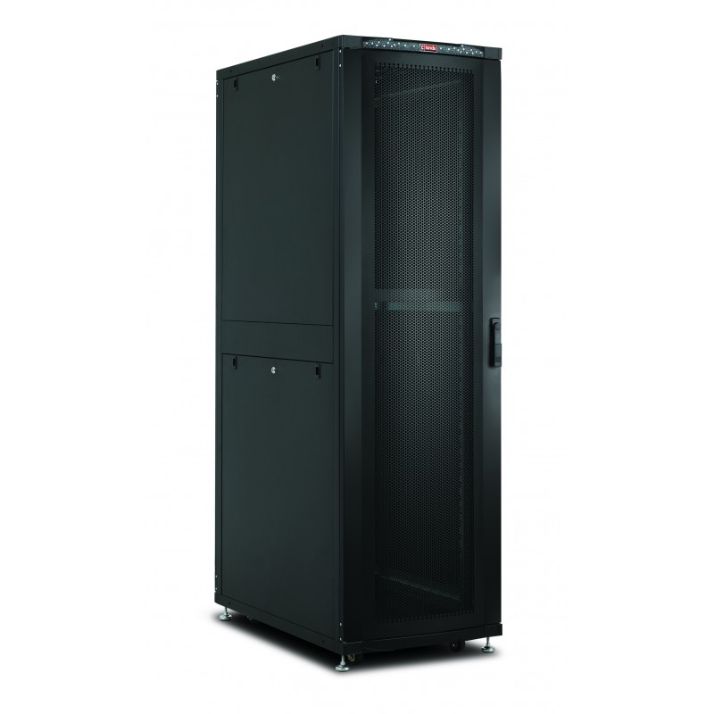 LN-SR42U6010-BL-111, LANDE, 42U 19" Server Perf.Doors 600x1000mm