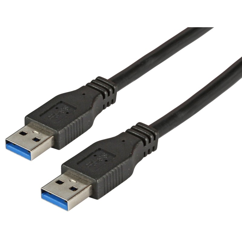K5210SW.5, USB 3.0 Кабел A-A, M/M 5m черен, EFB