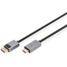 DB-340202-018-S, DisplayPort/HDMI кабел с LED 4K/30HZ, 1.8m