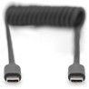 AK-300431-006-S, USB 2.0 кабел C/C M/M спирала 32см -1м