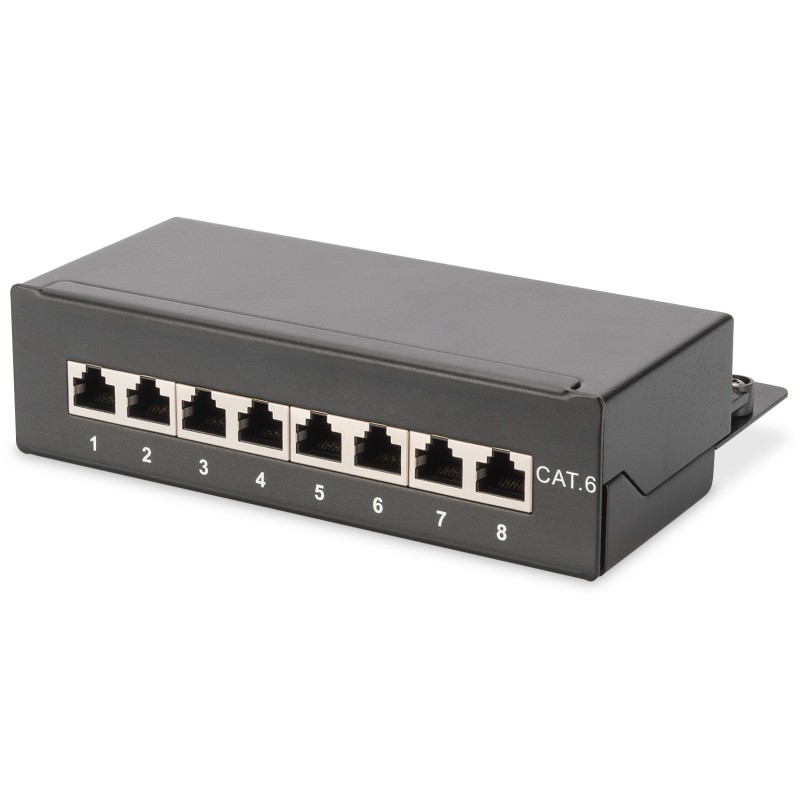 DN-91608SD, Пач панел 8 порта FTP Cat.6 Desktop черен