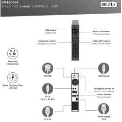 DN-170094, OnLine UPS Module, 1500VA/1500W