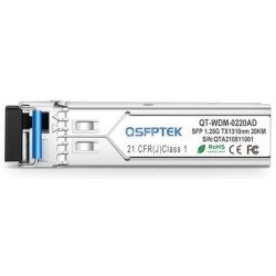 WDM-0220A/SFP LC 1310-LX 20KM, SFP модул за едно влакно 1.25G Tx1310 20km L