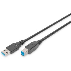 DB-300115-018-S, USB 3.0 кабел A-B, M/M 1.8m Assmann