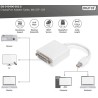 DB-340406-001-W, MiniDisplayPort към DVI адаптер кабел 0,15м Assmann