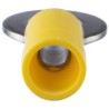 EV10-14RB-Q, StrongHold™ Ring Terminal, Yellow, Vinyl, 23/100