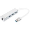 DA-70250-1, USB 3.0 Хъб 3 порта/Gigabit LAN