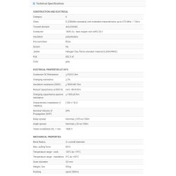 KIU6LSOH500B, Кабел UTP Cat.6 LSZH B2ca сив, 500m A-LAN