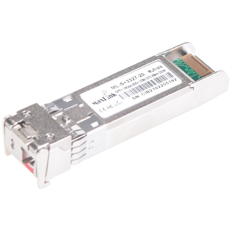 ML-S+3327-20, MaxLink 10G SFP+ WDM(BiDi), SM Tx 1310 20km