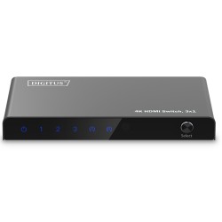 DS-55331, DIGITUS 4K HDMI Switch, 3x1 с дистанционно