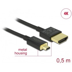 84788, Кабел HDMI - HDMI micro D M/M 0.5m