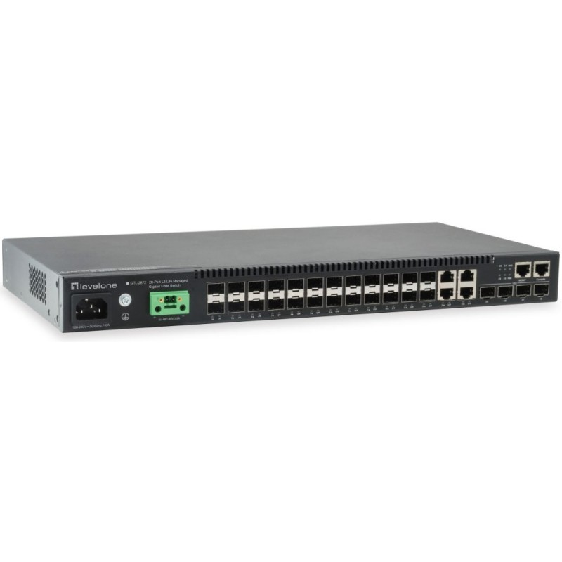 GTL-2872, 28 порта Lite Managed 20xGSFP+4x10GSFP+4xSFP/com