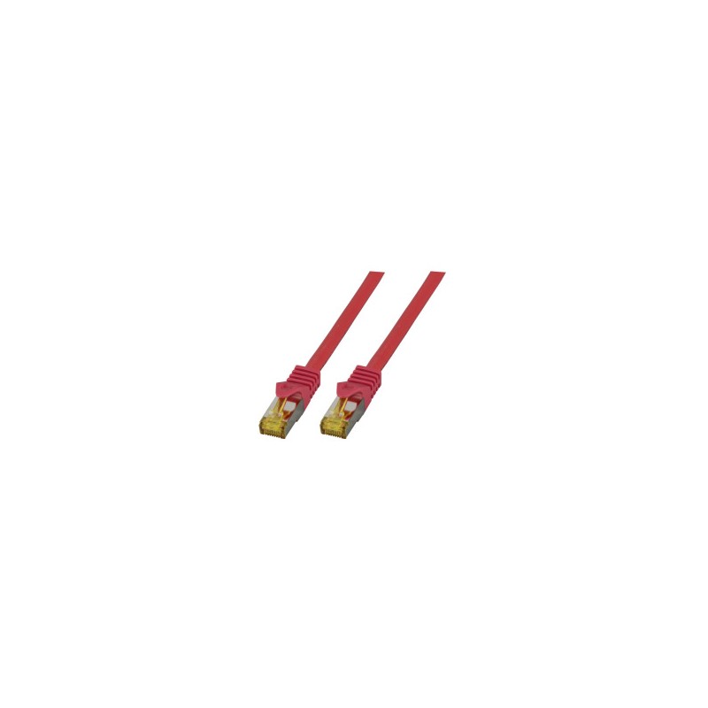 MK7001.25R, Пач кабел Cat.7 SFTP 25m червен, EFB
