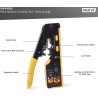 DN-94025, Crimp Tool PASS THROU 8P8C, 6P/6C