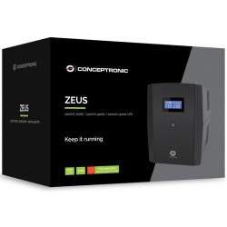 ZEUS03E, ZEUS UPS 1200VA, 720W, 6xC13, USB, AVR